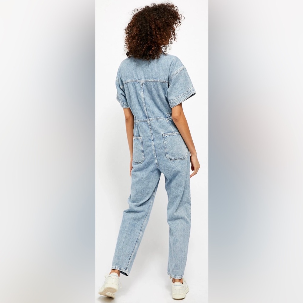NWT Free People 100% Cotton Marci Overall - Picture 2 of 3